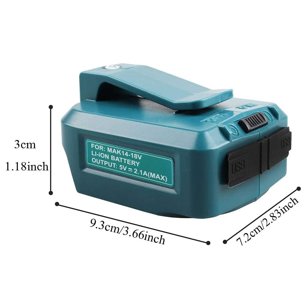 USB Power Adapter Converter For MAKITA ADP05 14V-18V Li-ion Battery New