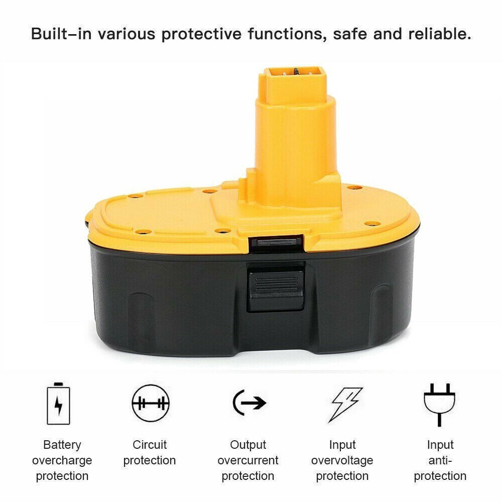 2Pack 18 Volt 18V for Dewalt 18V XRP Battery DC9098 DC9099 DC9096 NiMH DC9096S