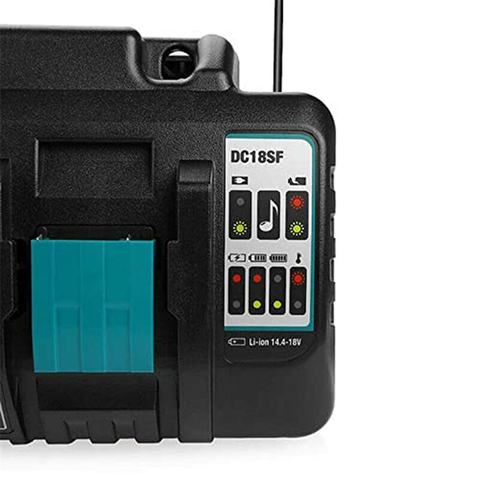 DC18SF 4-Port Charger for Makita Lithium Battery 18V Lithium-Ion Rapid Optimum
