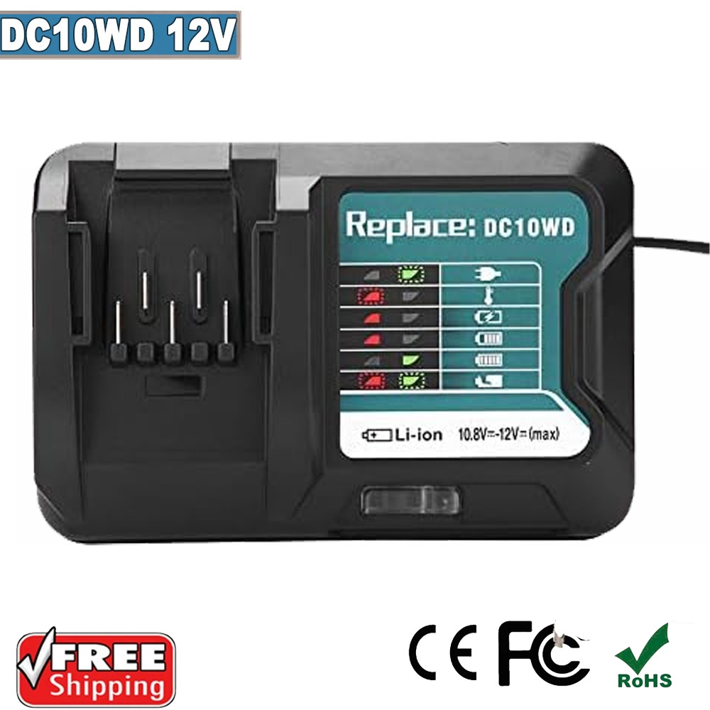 DC10WD Charger For Makita 12V MAX Li-ion Battery Charger BL1041 BL1021 10.8V