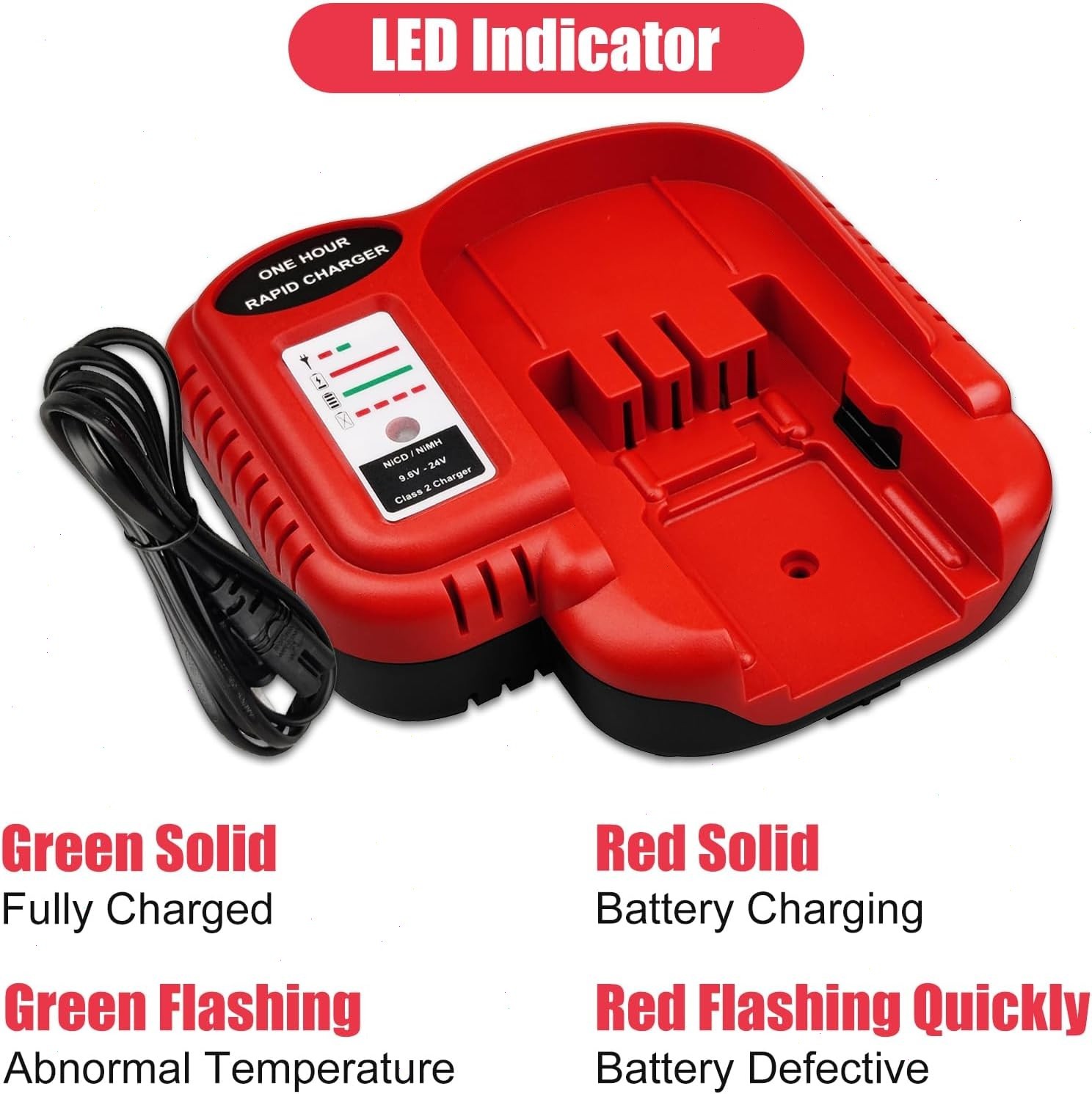 HPB18 18V HPB18-OPE 244760-00 18VOLT BATTERY /CHARGER FOR BLACK DECKER Replace
