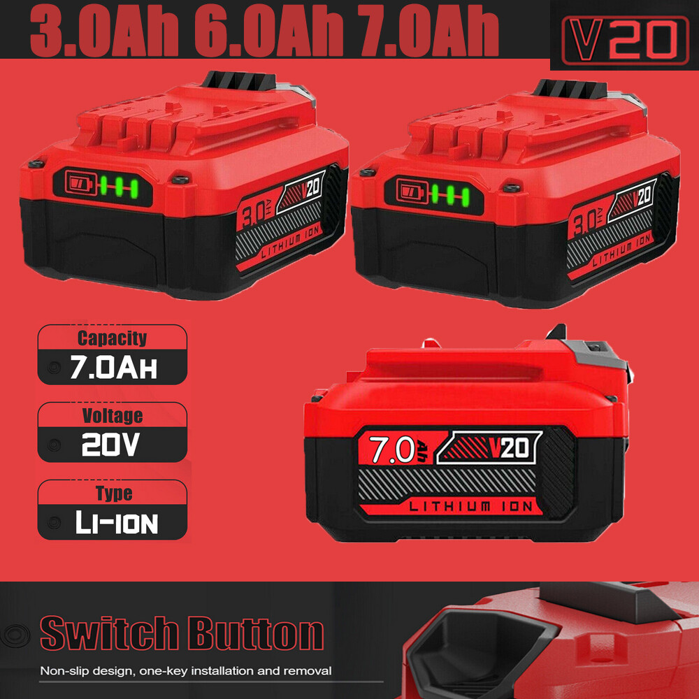 1-4X 20 Volt MAX V20 Lithium Battery CMCB204 CMCB202 CMCB201 TOOL For Craftsman