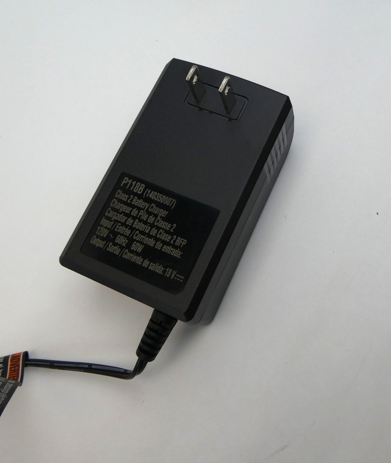 Ryobi P118B One+ Lithium+ 18V Lithium Ion Battery Charger 140350007