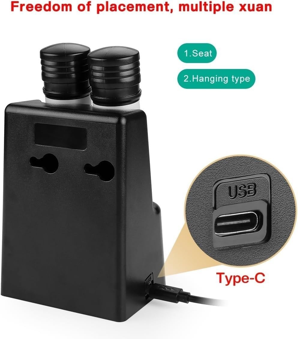 NEW 2-Pack VP100 3.6V Versapak Batteries w/ 2-Port Charger for Black+Decker