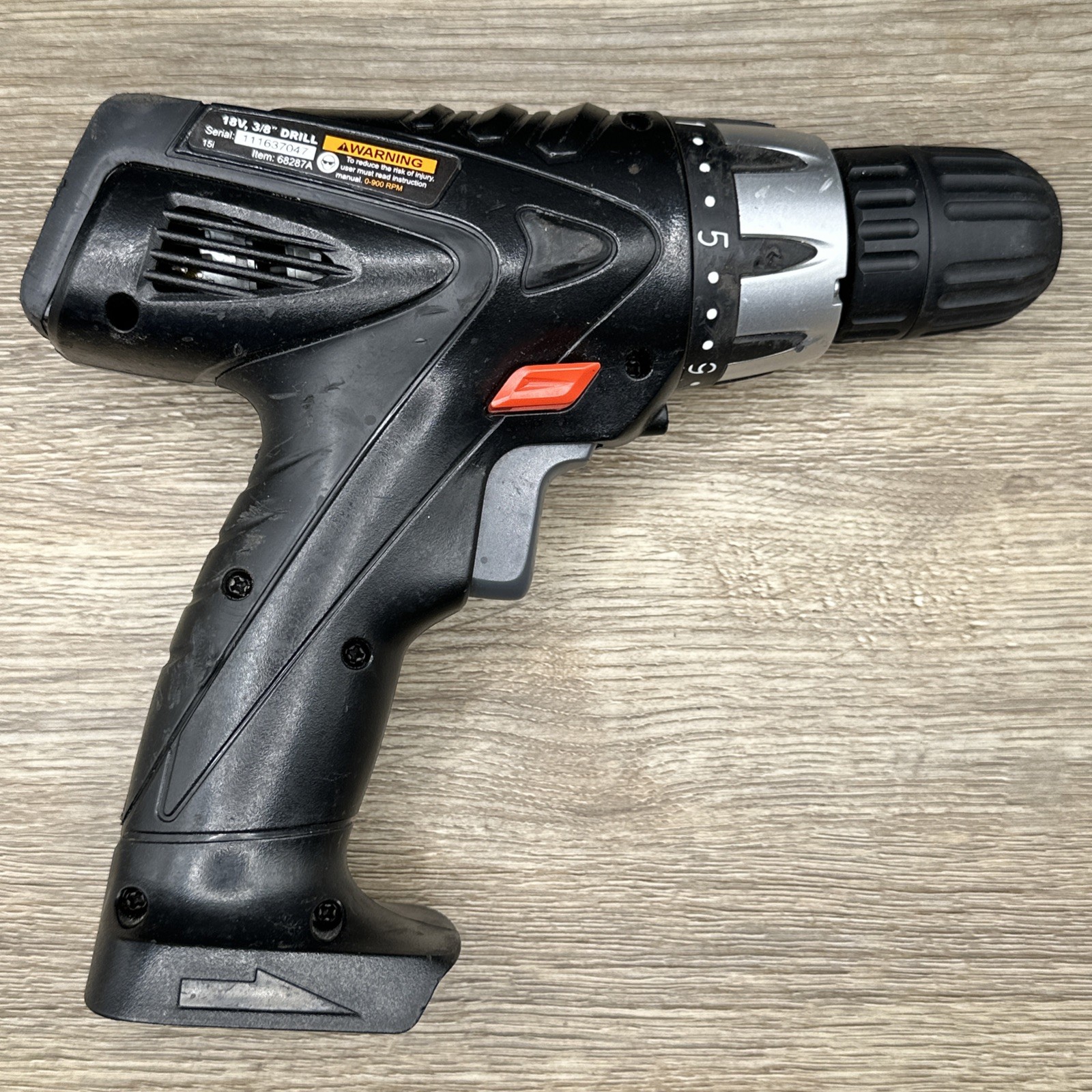 Drill Master 18 Volt 1.3 Ah NiCd Cordless Drill ONLY 68287A No battery/Charger