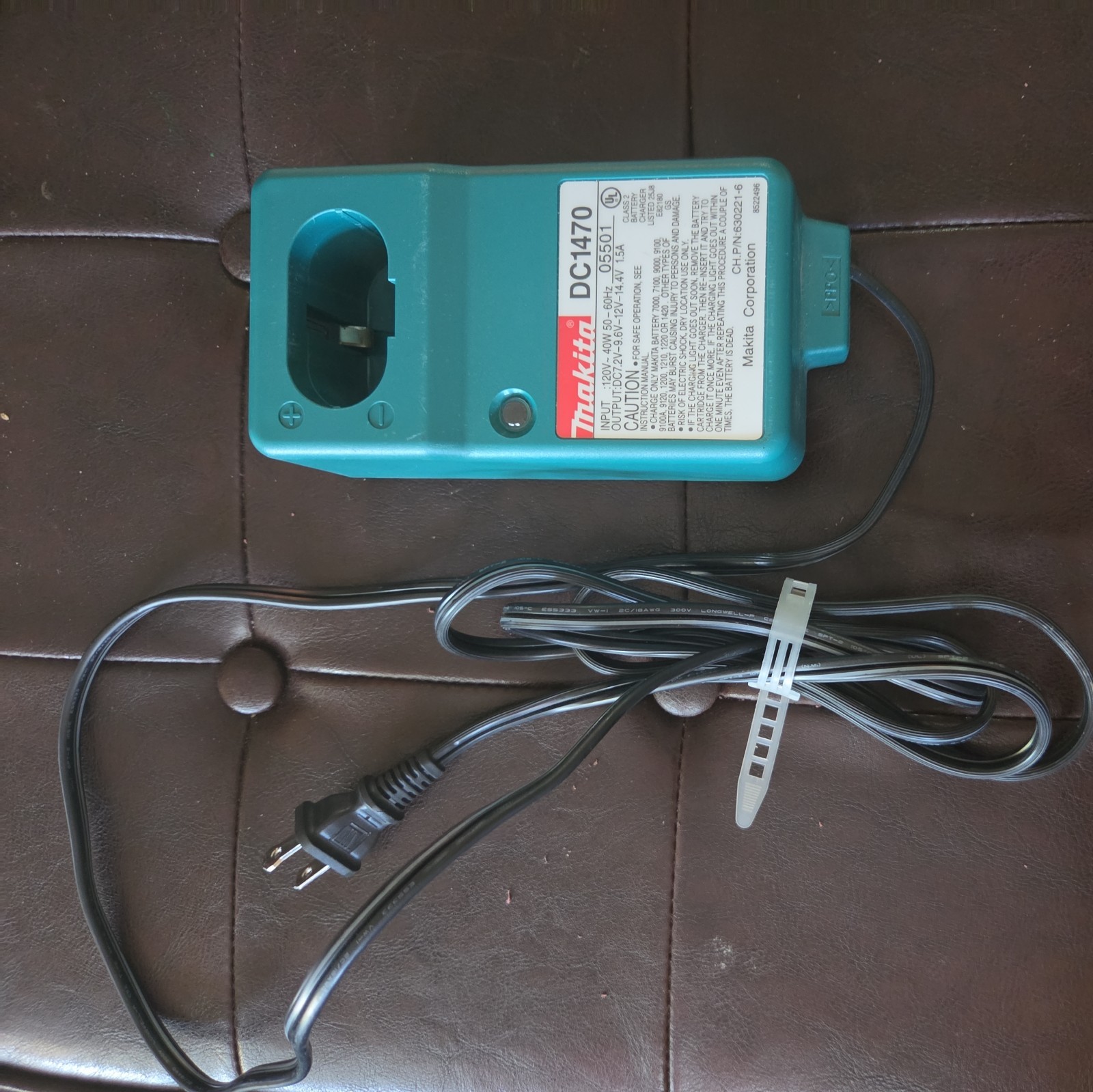 Makita Battery Charger #DC1470 ~ 120V, 35W ~ DC 7.2V, 9.6V ~ 1.5A – USED