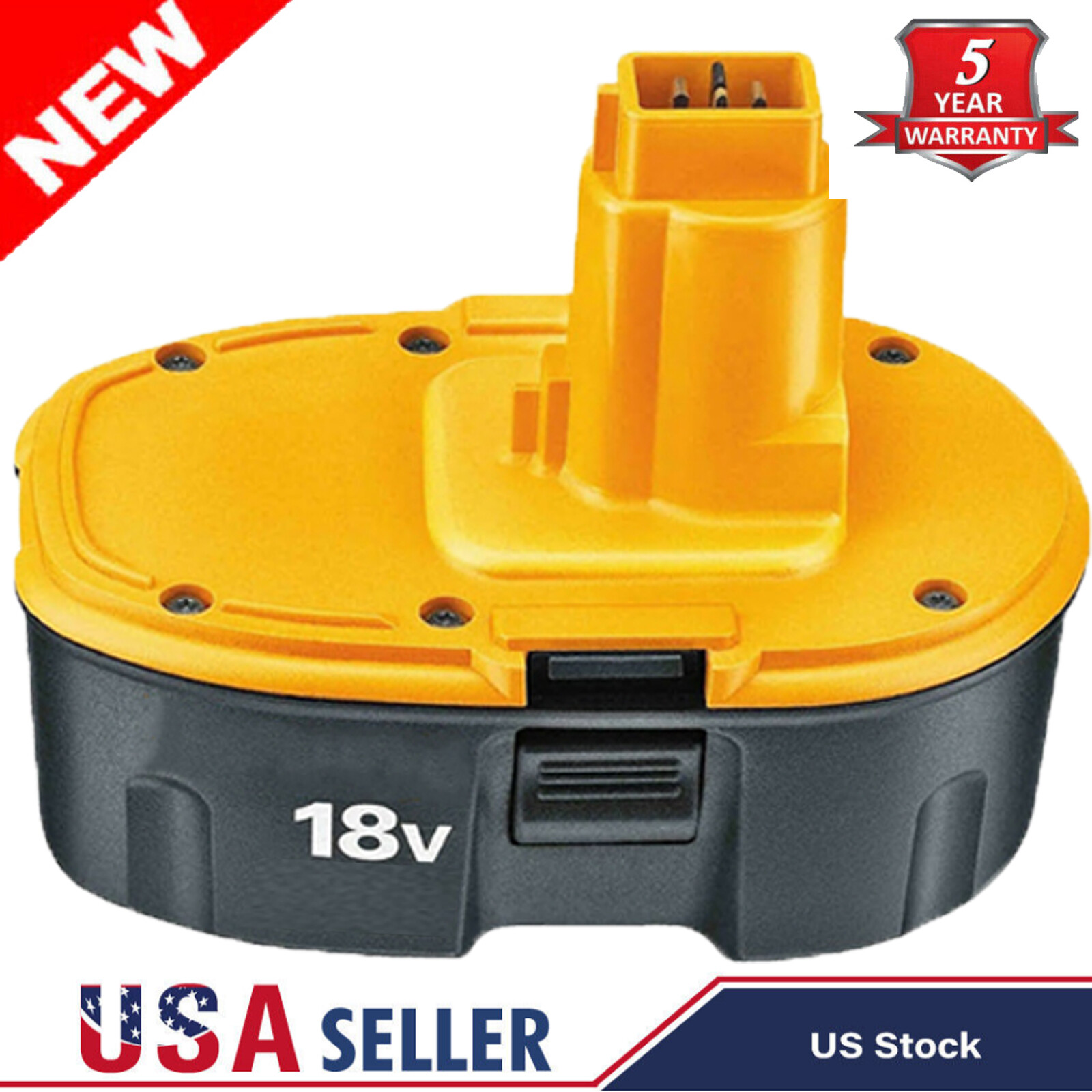 18 Volt DC9096-2 For DeWALT 18V 5.5Ah XRP NiMH Battery Pack DC9098 DW9096 DW9099