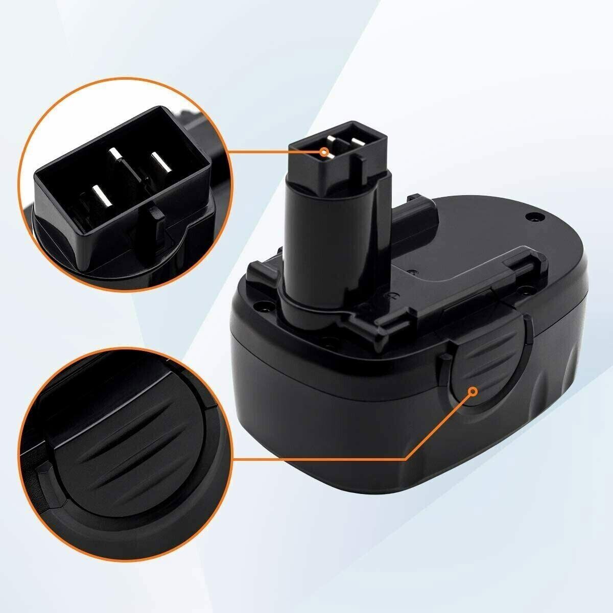 2x For Worx WA3127 18V 4.8Ah Battery WA3152 WG150 WG152 WG153 WG250 Cordless