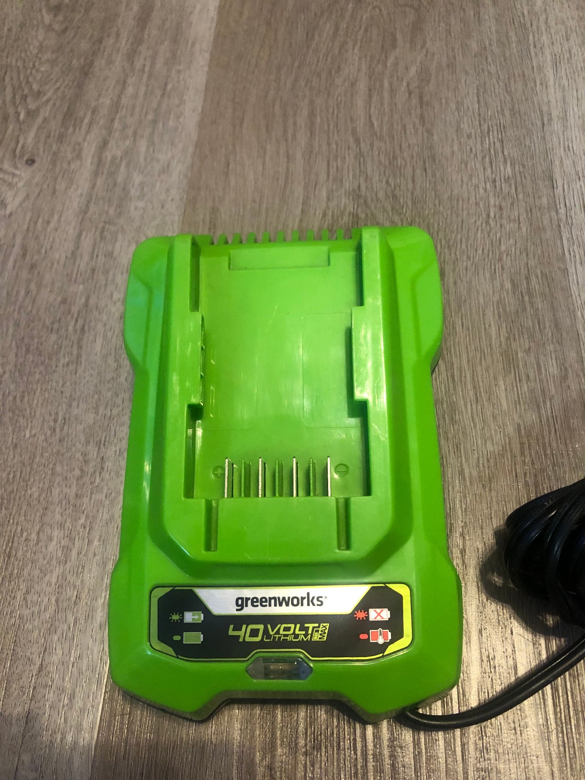 Greenworks 40V OEM Battery Charger Model 29482 G-MAX Lithium-Ion Tested