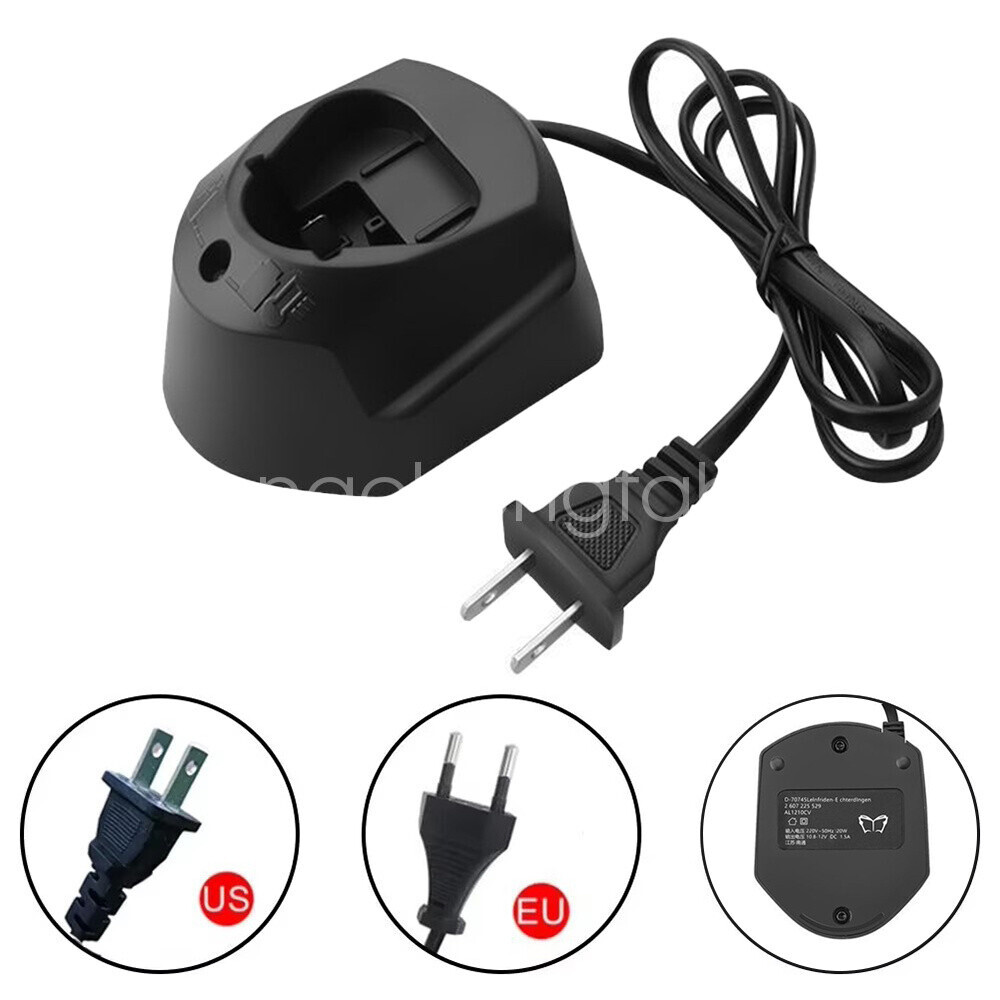 Battery Charger For Bosch 10.8V 12V Li-ion Battery BAT411 BAT412 GAL1130CV EU/US