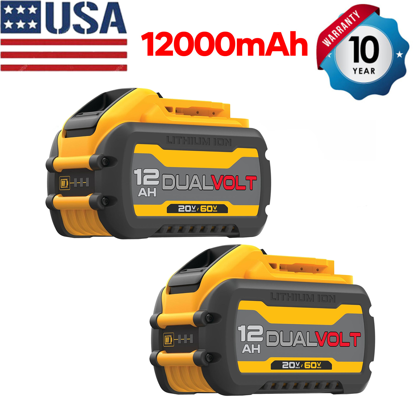 9.0Ah /12.0Ah DCB609 Lithium-Ion Battery /Charger For Dewalt 20V 60V FLEX VOLT~