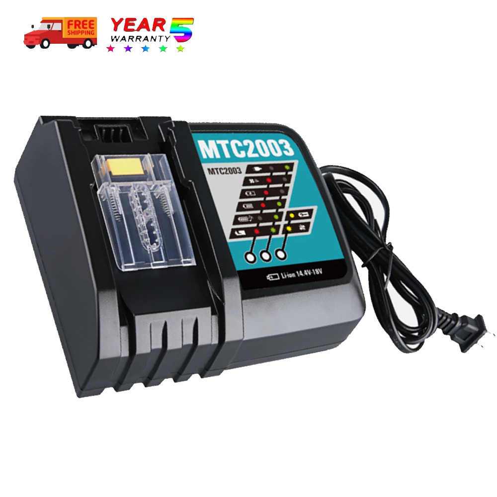Rapid Optimum Battery Charger For Makita DC18RC 18V LXT Lithium-Ion Compatible B