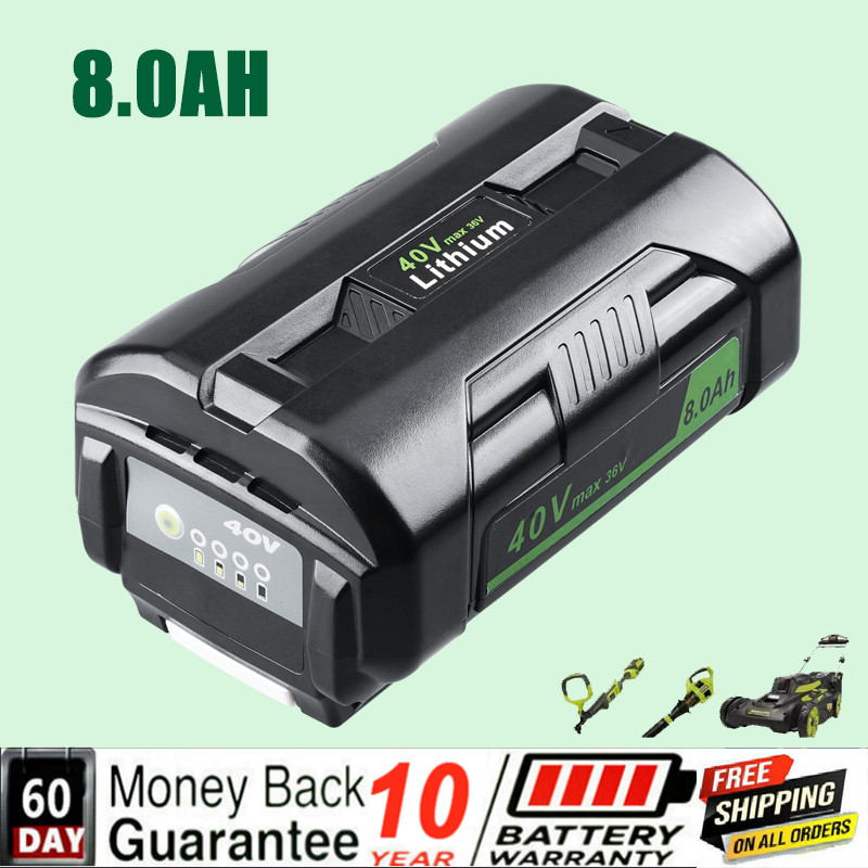 For RYOBI 40V Lithium-Ion 8 Ah High Capacity Battery OP40404VNM OP4050A, OP4015