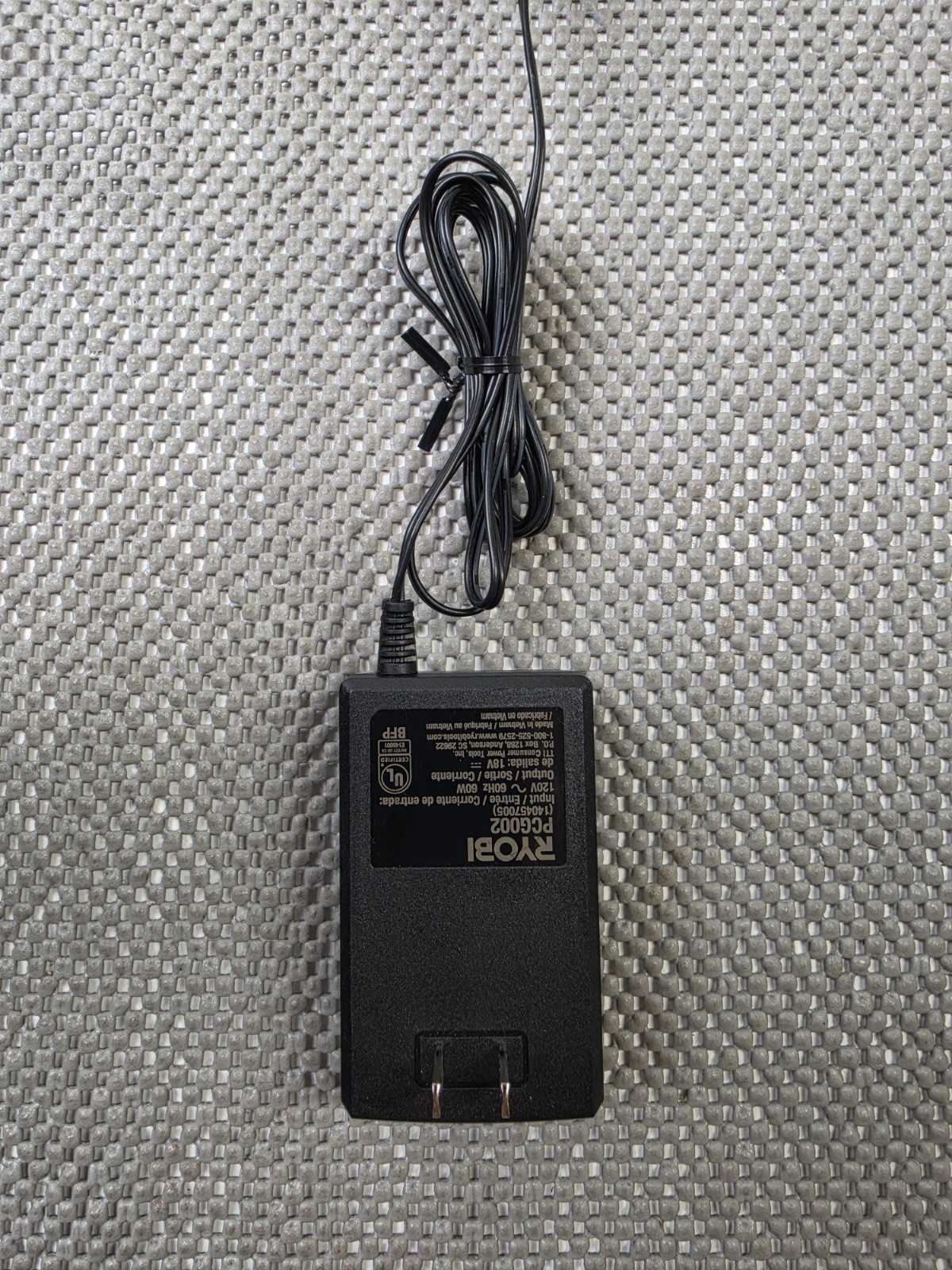 Ryobi PCG002 18V ONE+ Lithium-Ion Charger with Genuine Ryobi PBP005 4Ah Battery