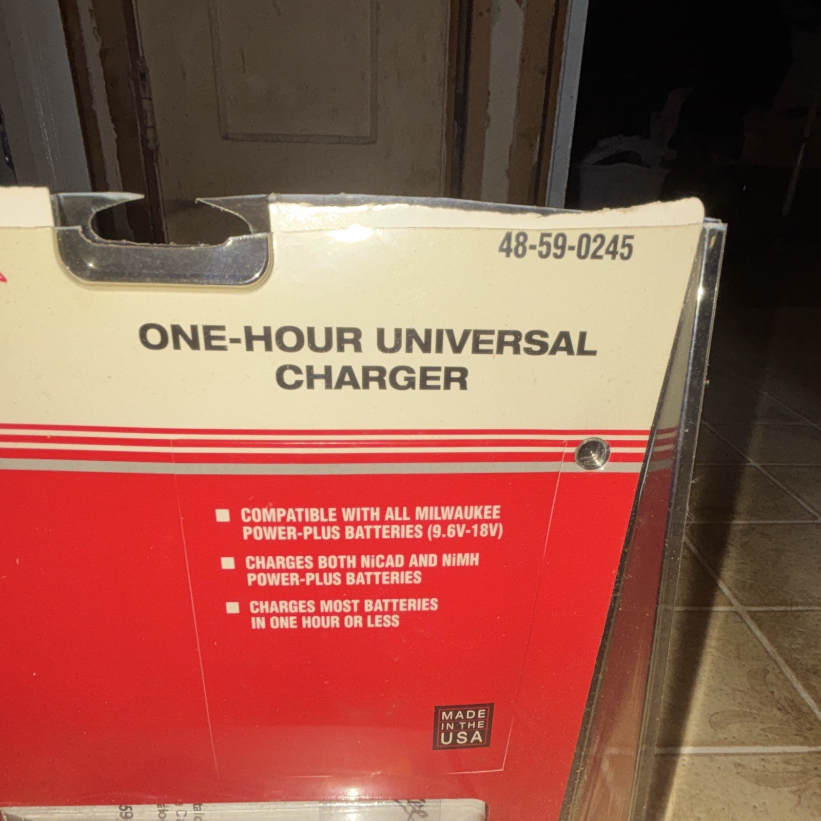 Milwaukee Power-Plus One-Hour Universal Battery Charger 48-59-0245 9.6-18V