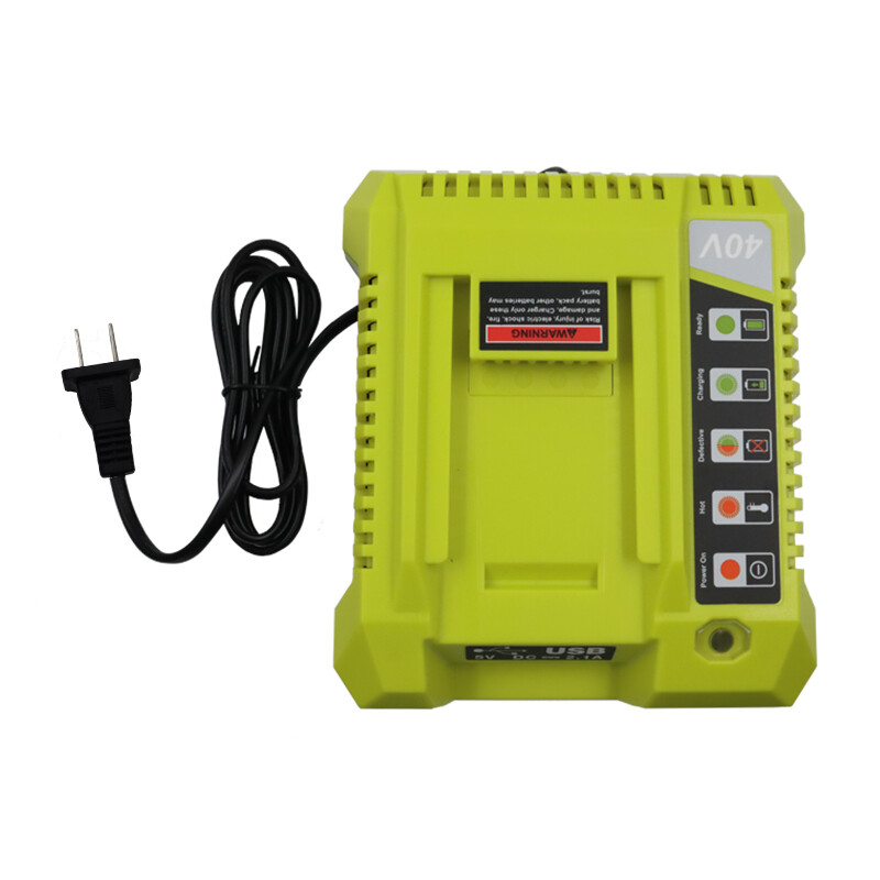 Battery Charger for Ryobi 40V Li-ion Battery OP4050A OP4015 OP4026 OP4030 OP4040
