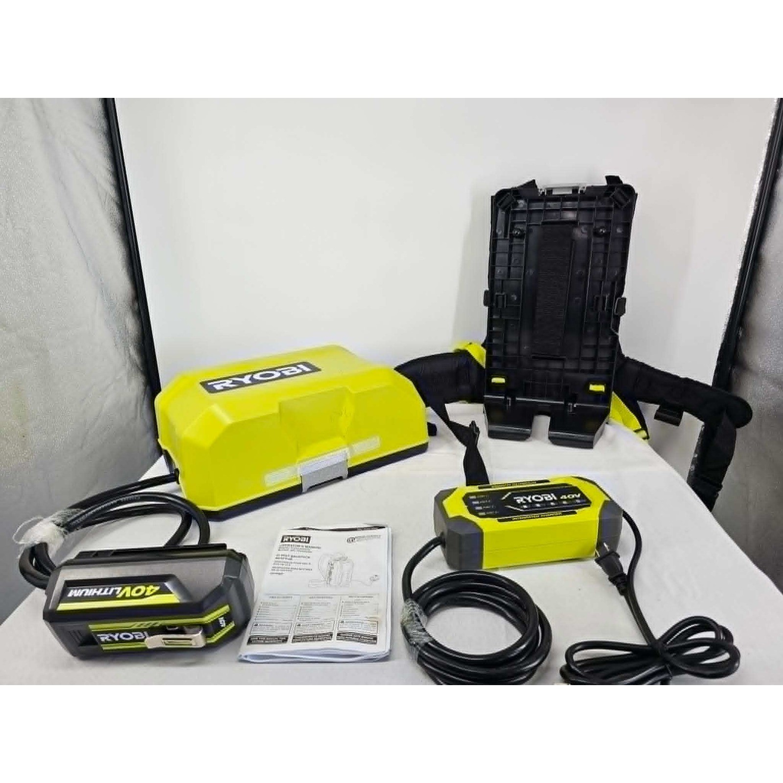 Ryobi 40V Backpack Power Supply Multiport Rapid Charger OP40BPA Tool Only