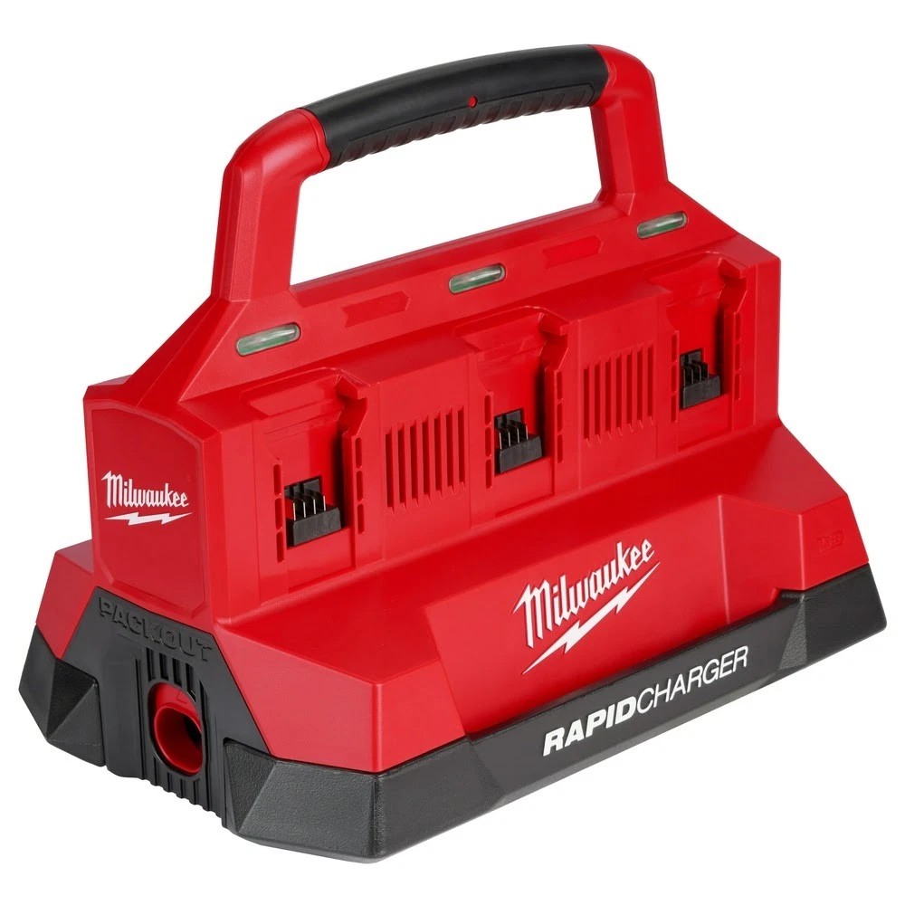 New MILWAUKEE 48-59-1809 M18 PACKOUT Six Bay Rapid Charger