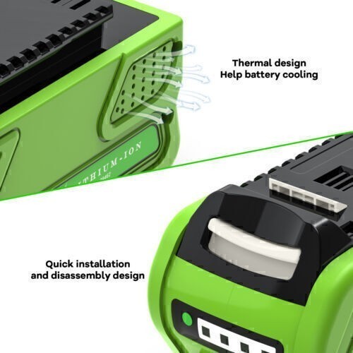 40V 5.0Ah For Greenworks G-MAX 40V Lithium Battery 29472 29462 22262 Battery
