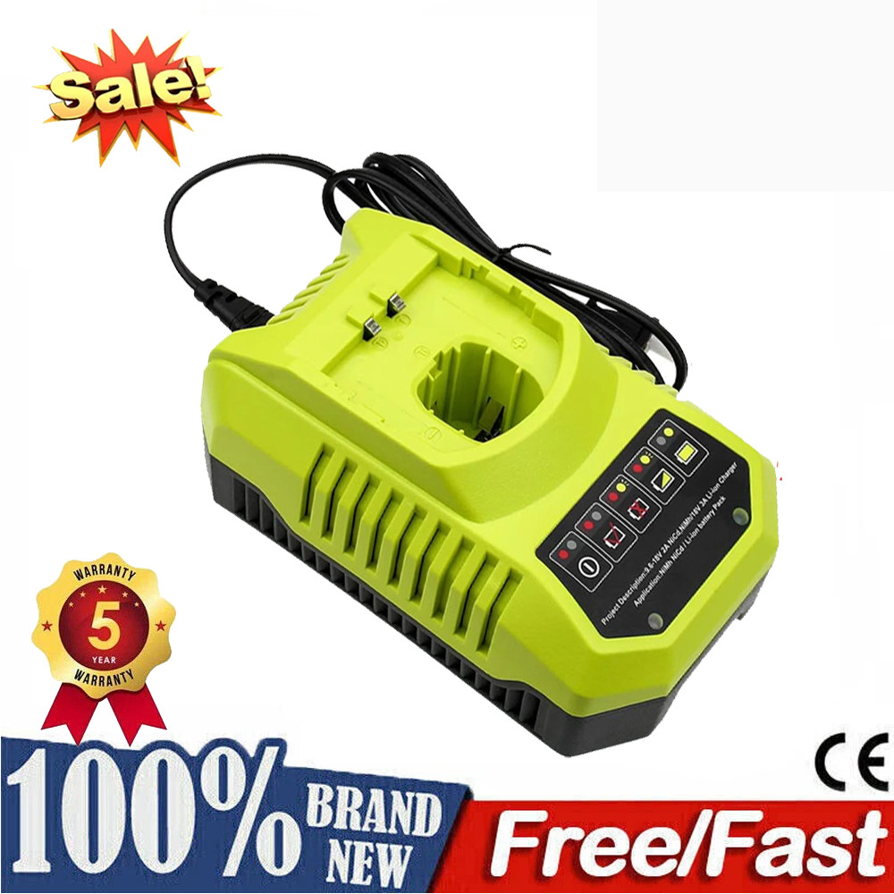 P117 Rapid Charger for Ryobi 18V One+ Plus Batteries P108 P189 P190 P193 PBP004