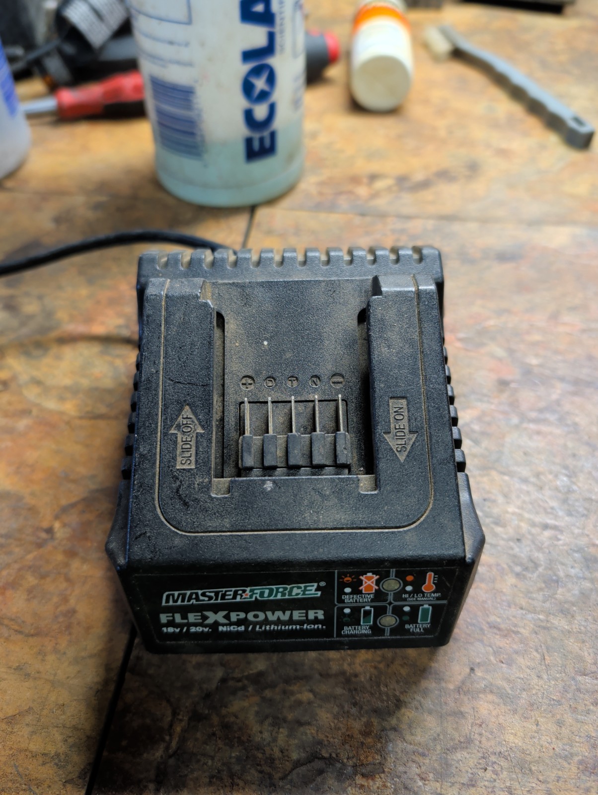 MasterForce 20V Charger, FlexPower 252-8025 18V or 20V