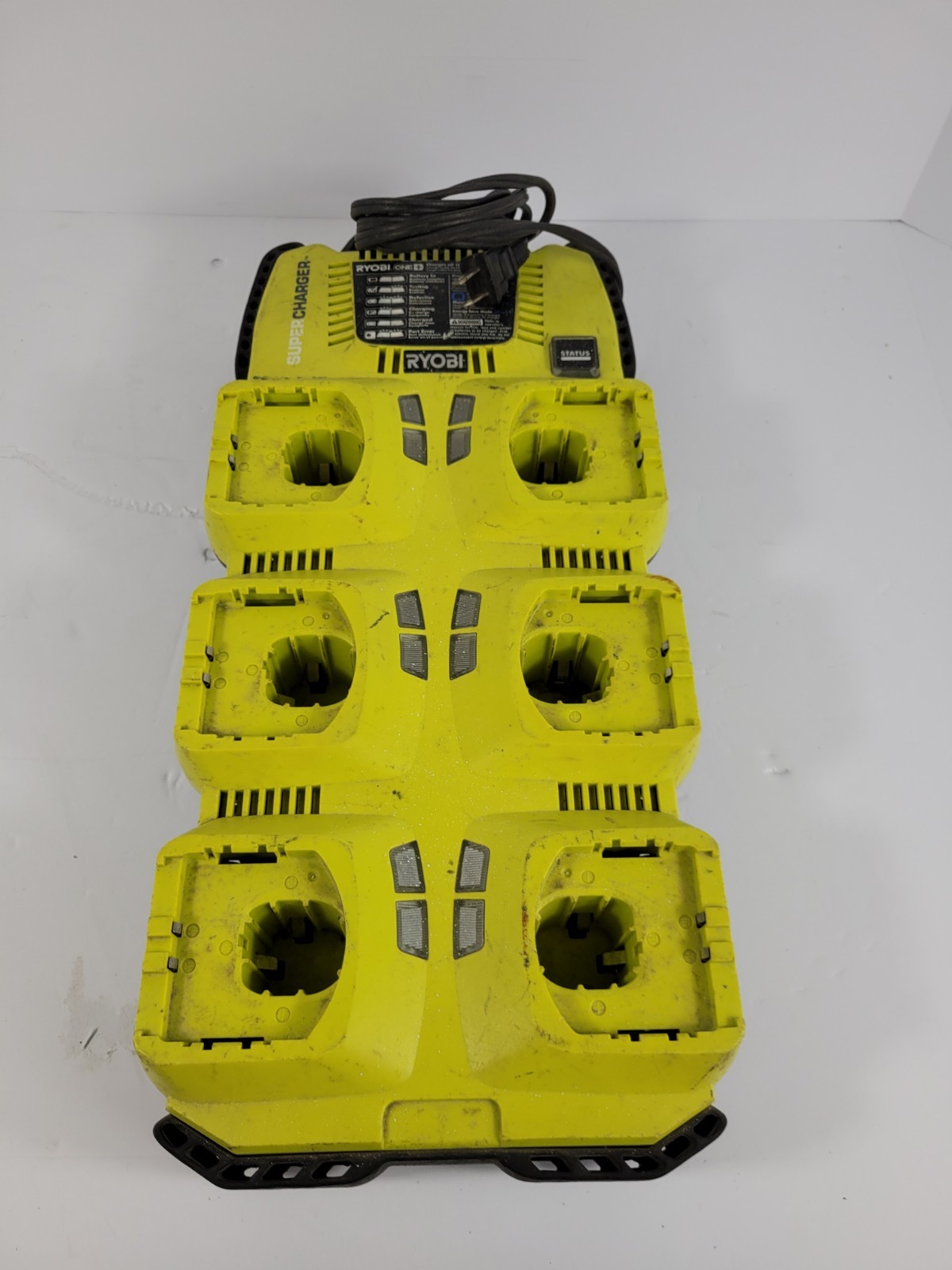 Ryobi ONE+ P125 6-Port 18V Lithium-Ion Fast Charger Supercharger Ships Free