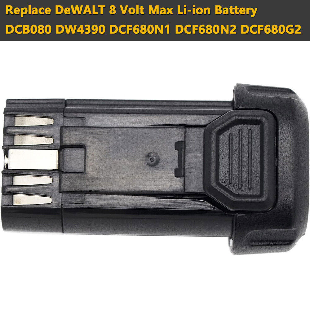1-4PACK for DEWALT DCB080 8V Max Li-Ion Battery DCB095 DCF680 DCF680N1 DCF680N2