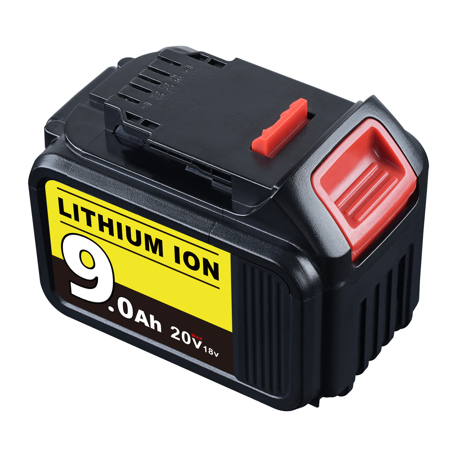 2PACK For DEWALT 18V 9.0Ah XR Li-ion Slide Battery DCB184 DCB200 DCB182 DCB208-2