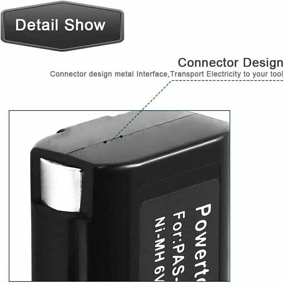 2-PACK 4800mAh For Paslode Impulse 6V 404717 Ni-MH Battery Nailer 900400 900420