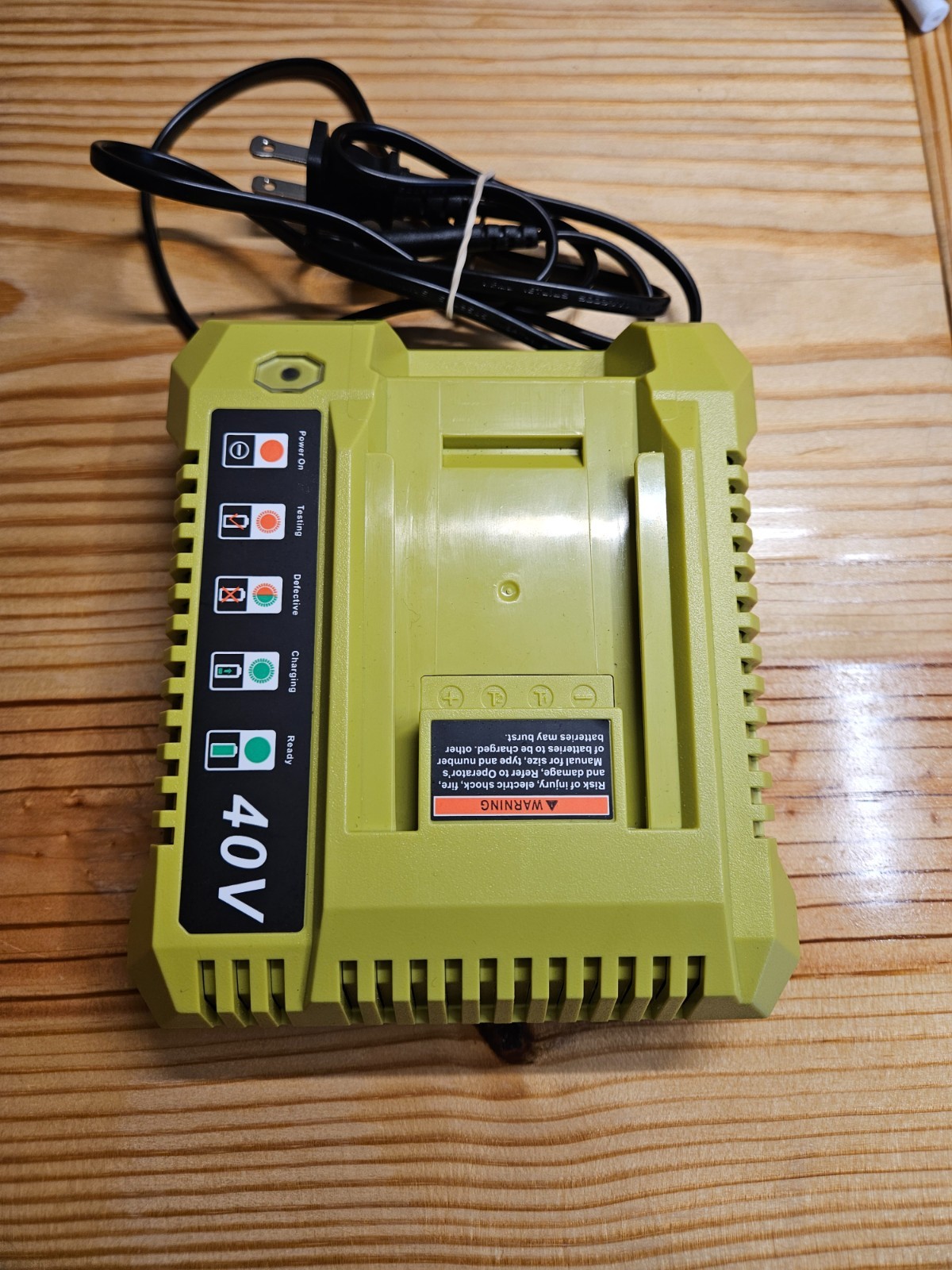 Ryobi OP406A 40V Lithium-Ion Rapid Charger