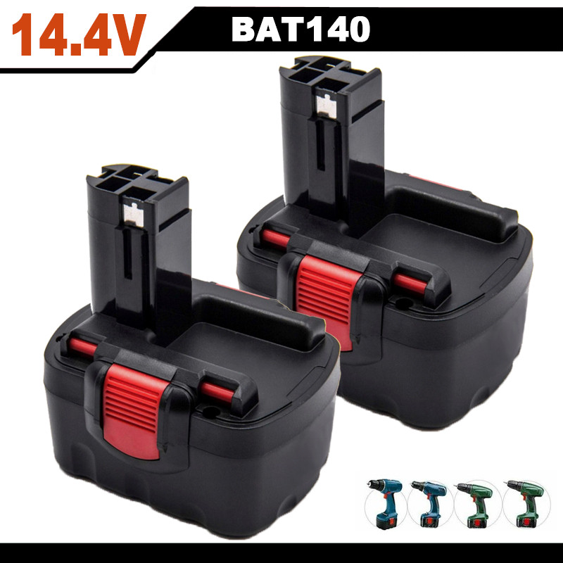 2PACK For Bosch 4600mAh Ni-MH Battery BAT140 14.4V BAT038 BAT040 BAT041 33614 us