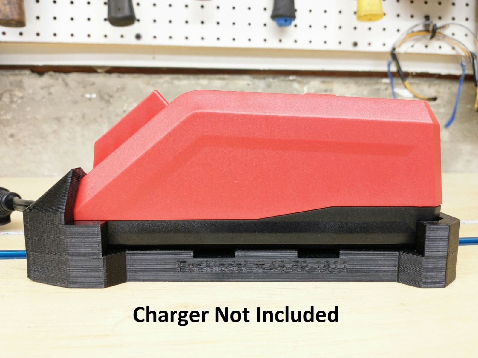 Wall Mount for Milwaukee Super Charger M12 & M18 (Model 48-59-1811)