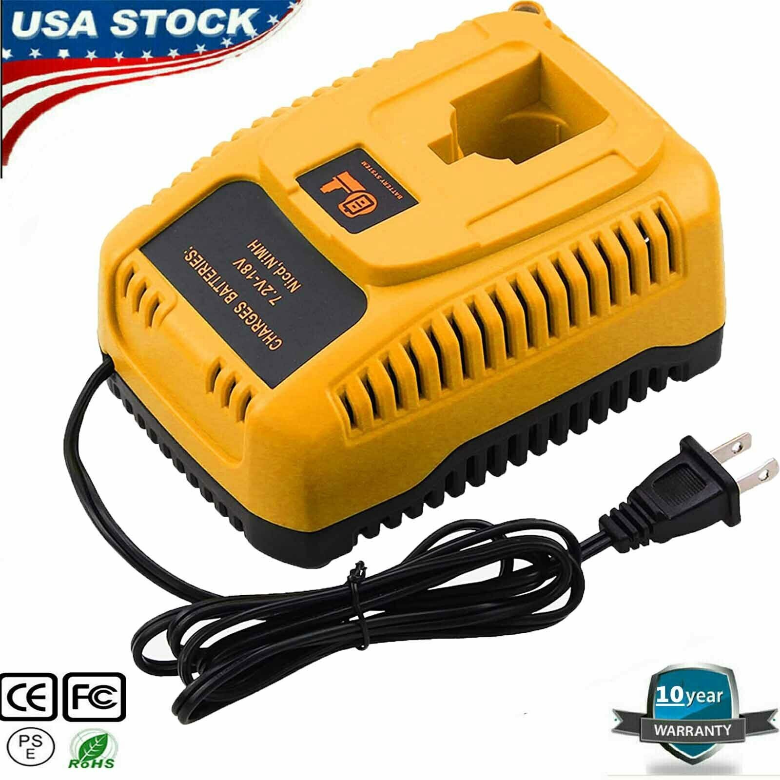 DC9310 Fast Battery Charger for Dewalt DC9096 7.2V-18V XRP Ni-Cd/ Ni-Mh DC9098