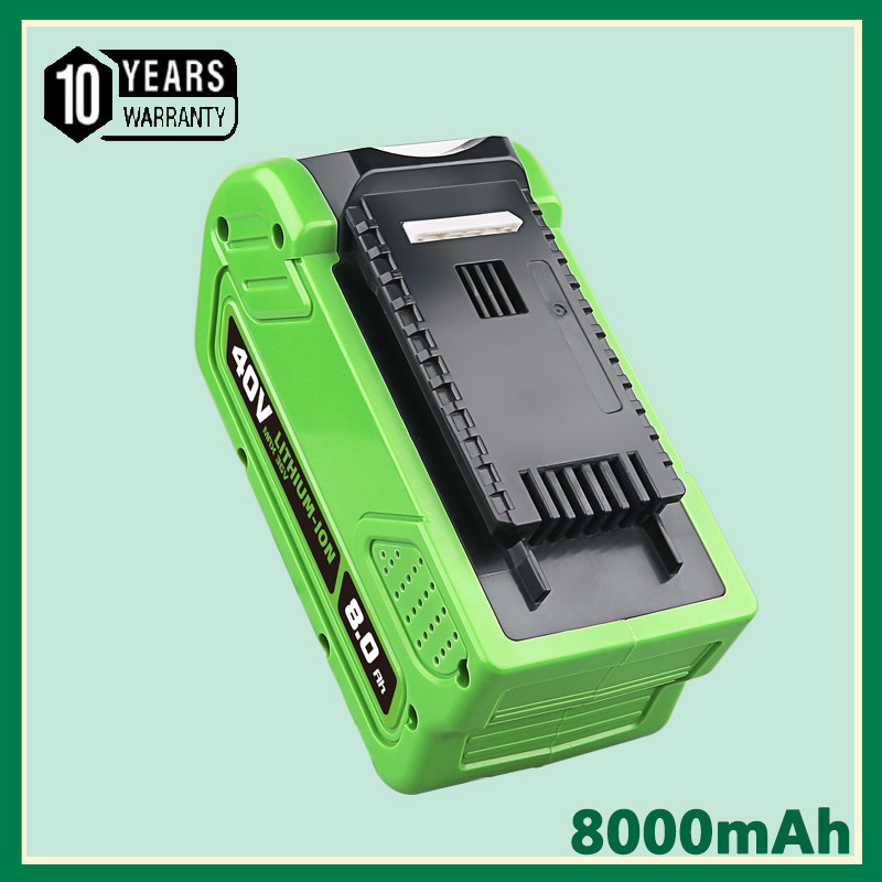 40V 8.0Ah For Greenworks G-MAX Lithium Battery 29472 29462 29252 20202 40 Volt