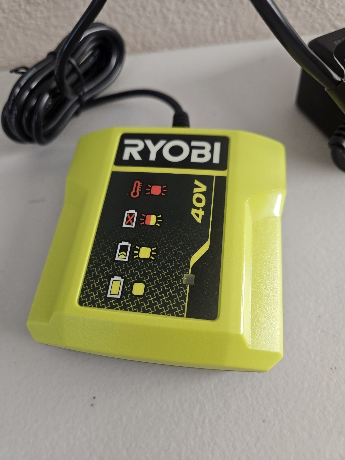 RYOBI OP404VNM 40V 40 Volt Lithium Ion Compact SLIM Battery Charger