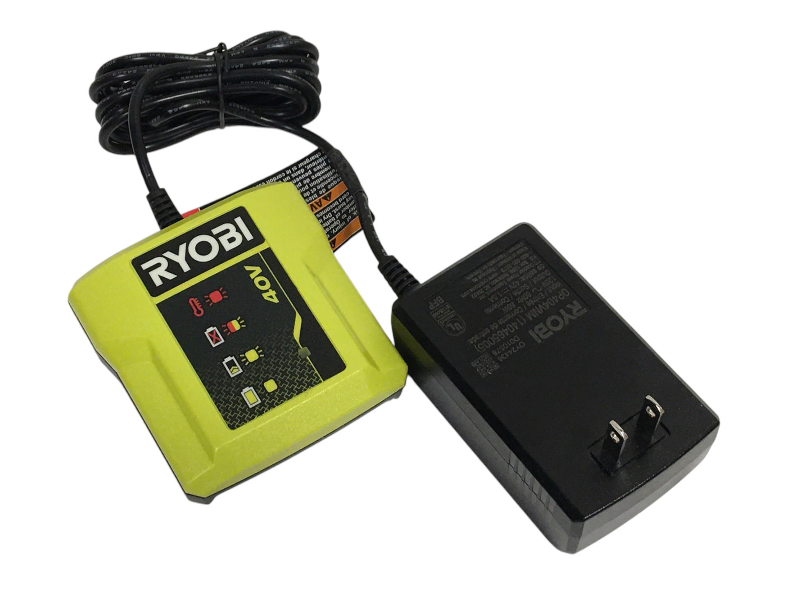 RYOBI 40V Lithium Battery Charger OP404VNM