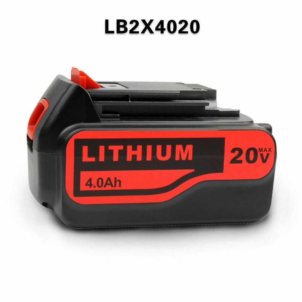2X for Black & Decker LBXR20 20V Lithium Battery 4.0Ah LB2X4020 LB20 LBXR20-OPE