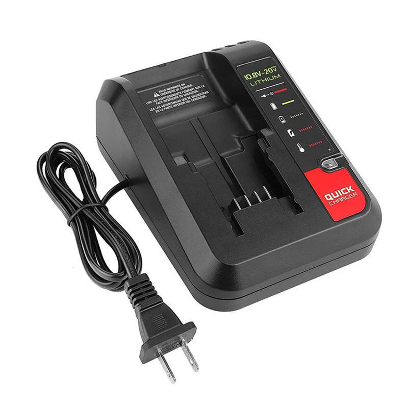1x PORTER CABLE&BLACK&DECKER 10.8V-18V/20V(Max) Li-ion Battery 2.0A Fast Charger
