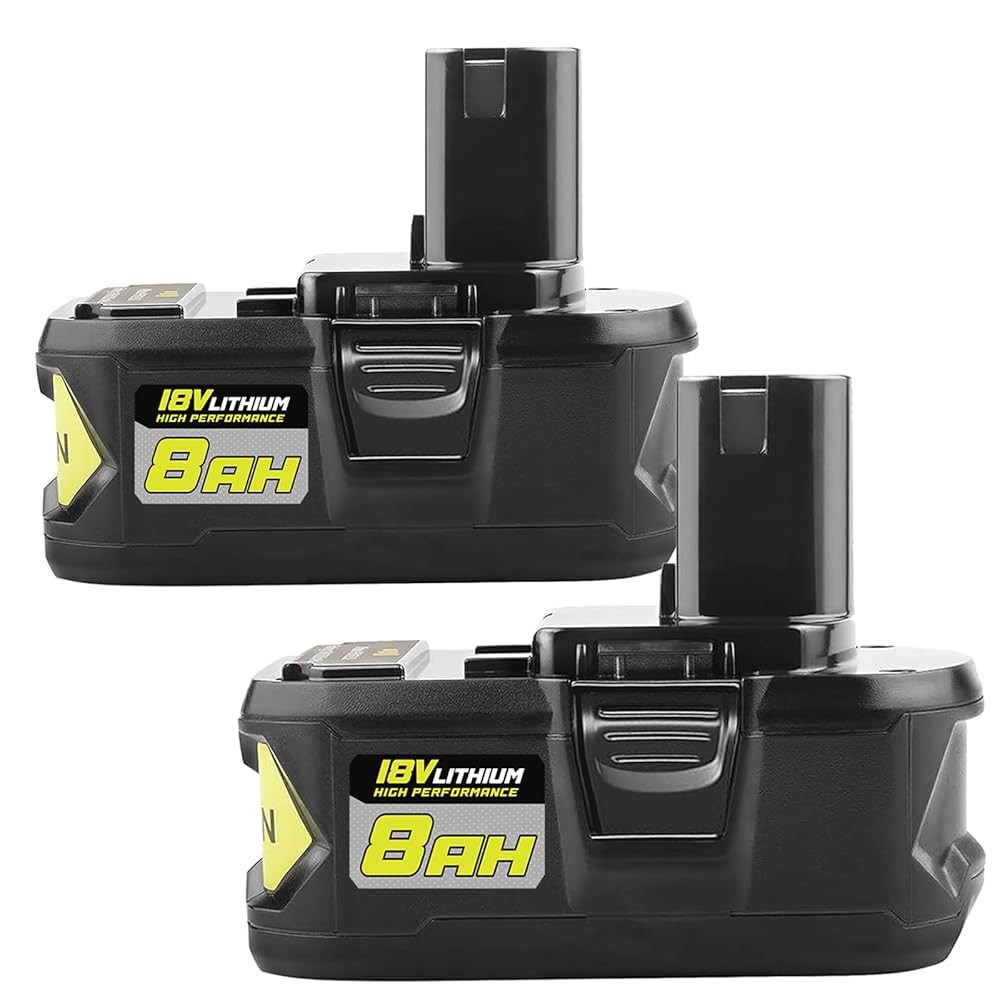 8.0Ah P108 For RYOBI 18V Battery P107 One Plus High Capacity Lithium 18 Volt New