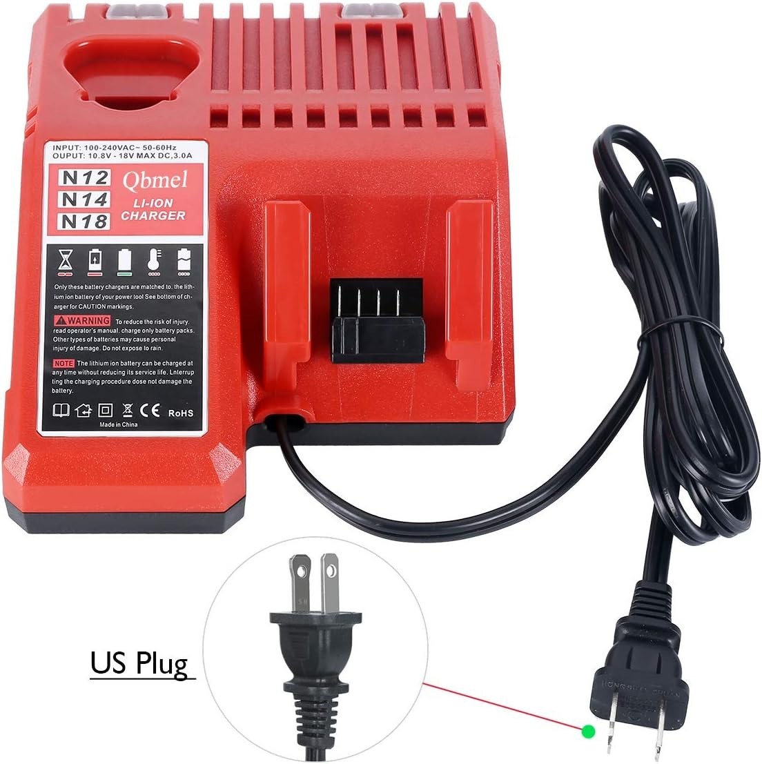 12V & 18V Multi Voltage Lithium-Ion Charger – Fast Charging & Durable Design