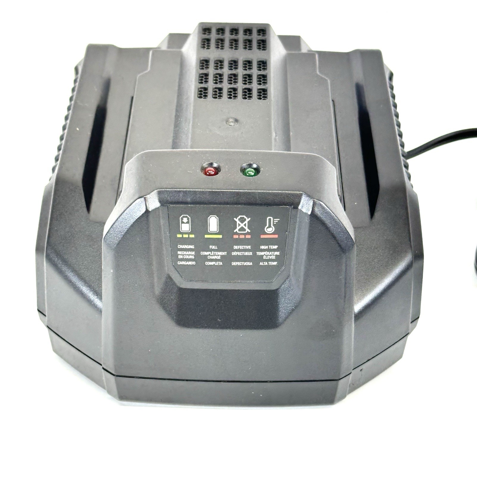 Ego CH2100 Battery Charger 56v/120v AC with Indicator Lights Black