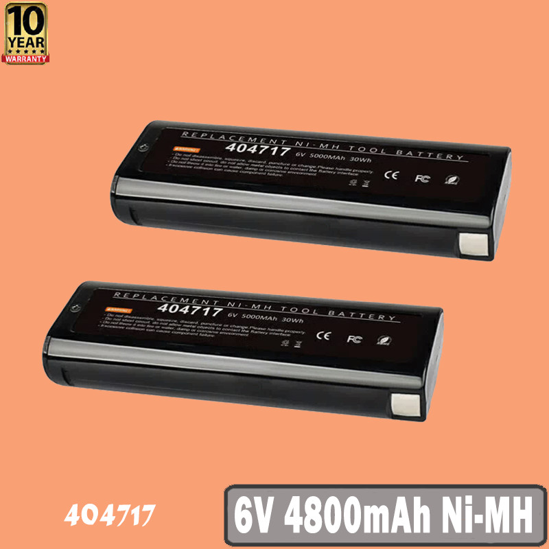 2× 4.8Ah Battery for PASLODE 6V Ni-MH 404717 902000 900400 900420 900600 Nailer