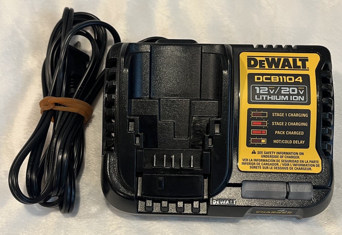 DEWALT DCB1104 12V & 20V Volt MAX Li-Ion 4 Amp Battery Charger – OEM