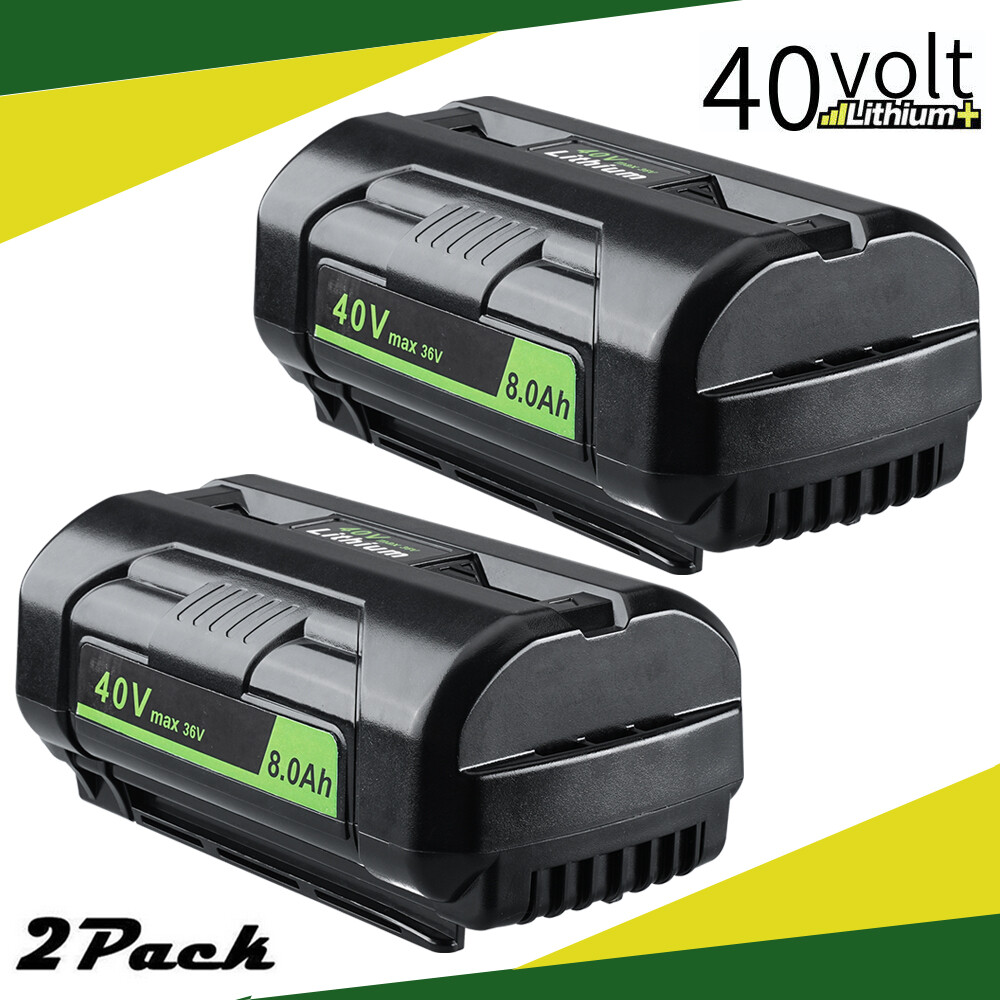2 PACK 40V 8.0Ah For Ryobi Lithium-Ion Extended Capacity Battery OP4050 OP40261