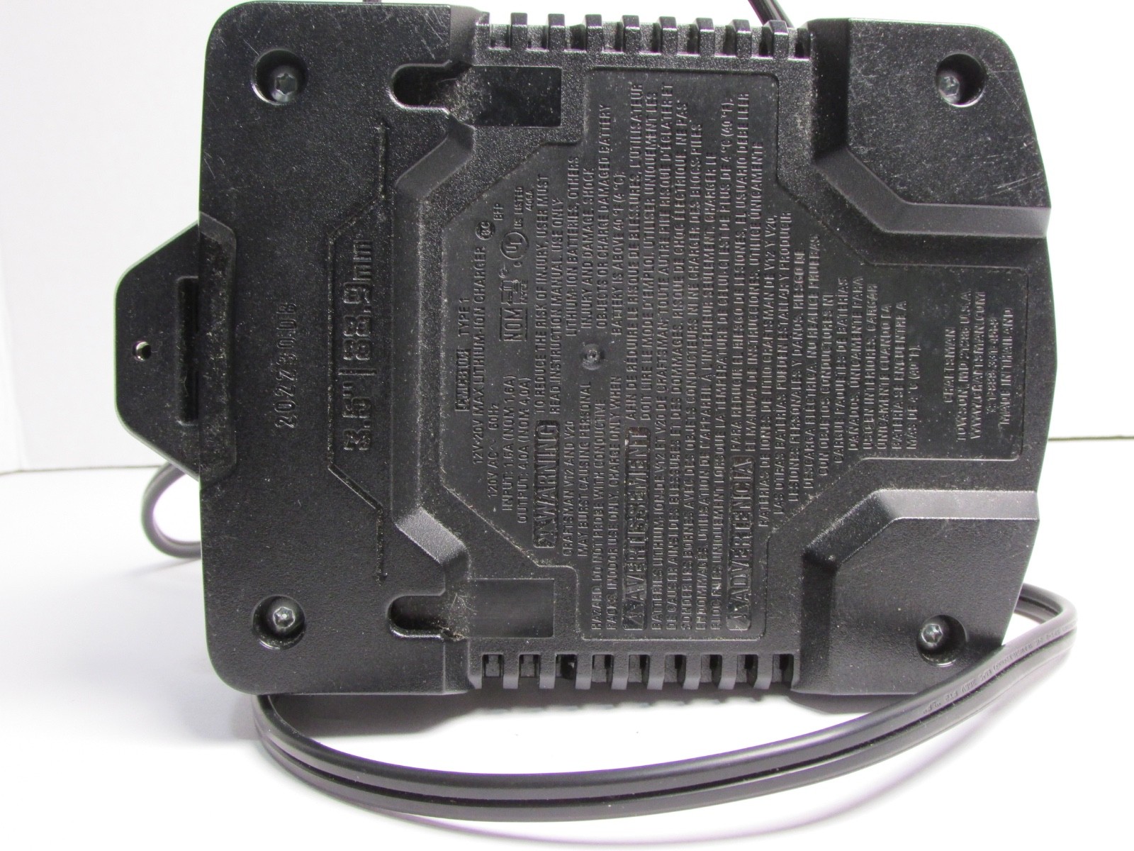 Craftsman Battery Charger 12V-20V Max Lithium-Ion Charger CMCB102