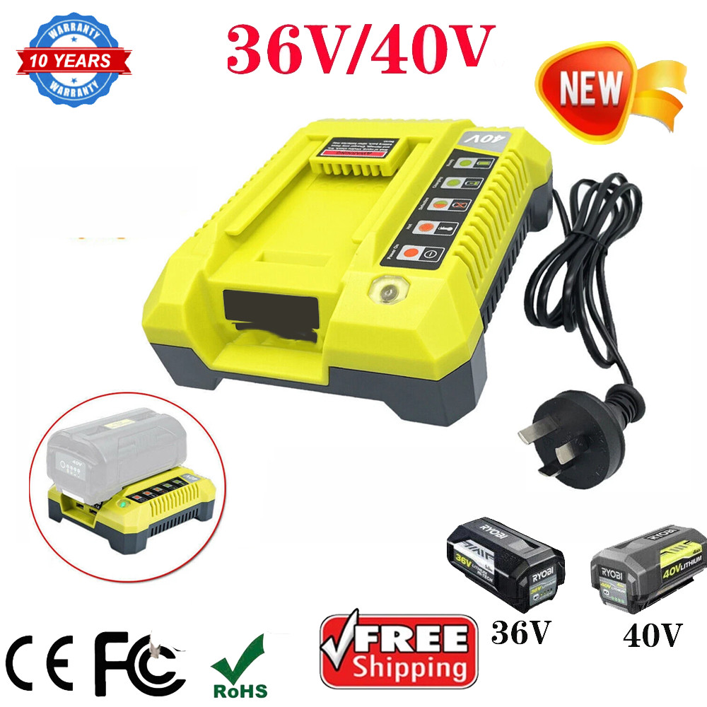 For Ryobi OP408VNM 40V Lithium-Ion Battery Rapid Charger OP406VNM 40-Volt NEW