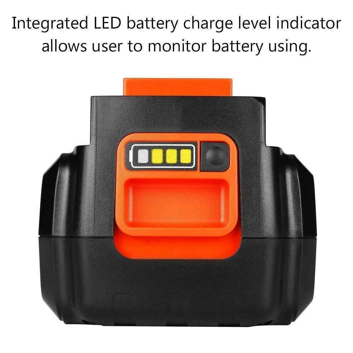 2Pack 4.0Ah Battery for Black and Decker 40V Max Lithium LBX2040 LBXR36 LSW36