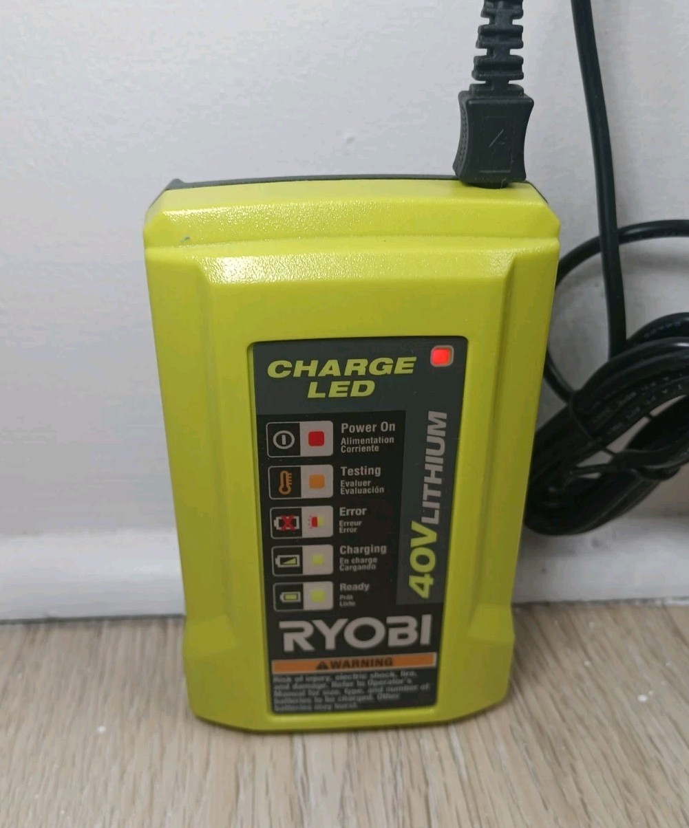 Ryobi OP404VNM Lithium-ion 40 Volt 40v Slim Line Compact Battery Charger