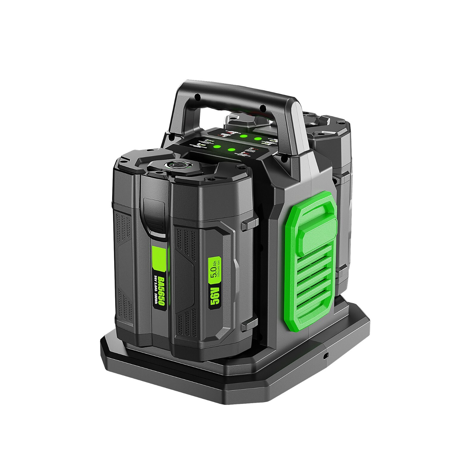 CH2800D Dual Port Fast Charger for EGO Power+ 56V Lithium Battery BA2800T BA4200