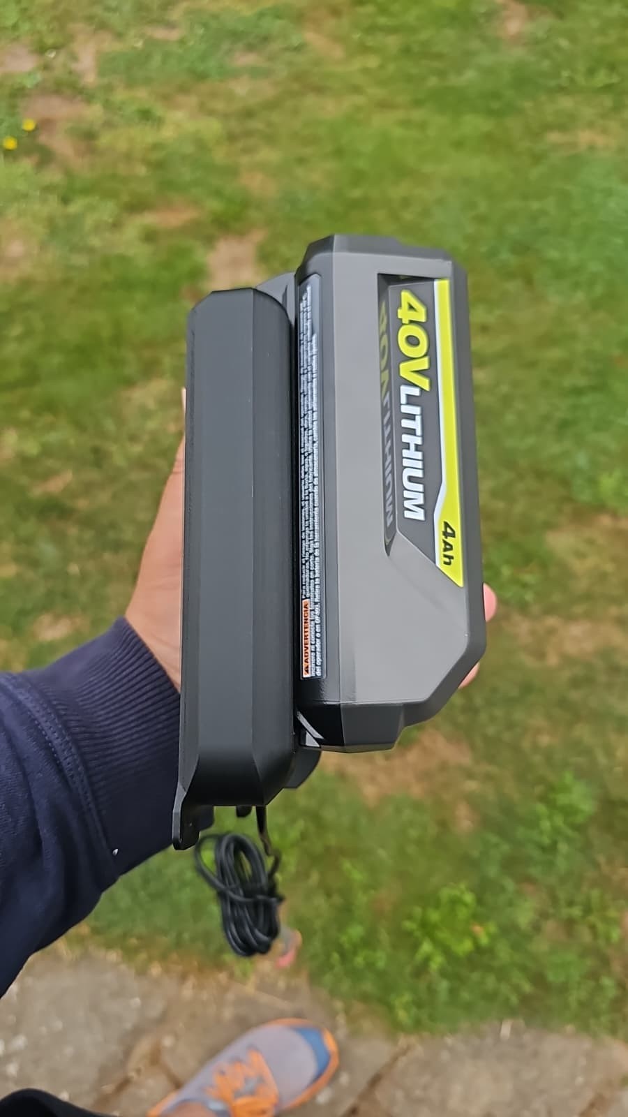 Ryobi 40V Battery Charger Wall Mount | Garage Tool Holder | Shed Organization &